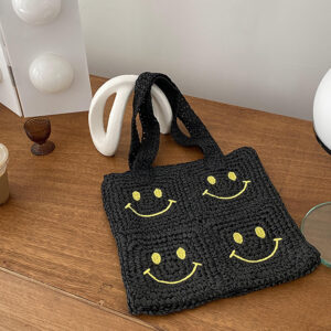 Alternative view of New Straw Bag Cute Handmade Shoulder