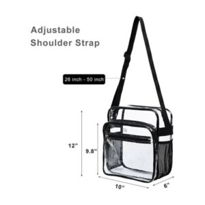 Alternative view of PVC Transparent Cross Body Crossbody Travel Portable Bag