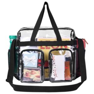 Alternative view of Outdoor Portable Multiple External Pockets PVC Transparent Handbag