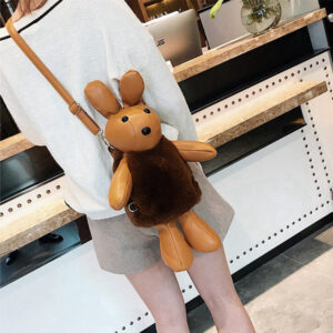 Women's Cute Fashion Plush Crossbody Bag