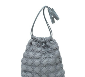 Alternative view of Diamond Bucket Fashion Pleated Crossbody Bag