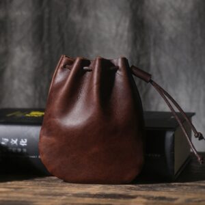 Alternative view of Vintage Cowhide Drawstring Bundle Wallet