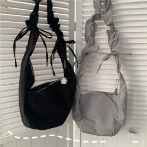 Japanese Harajuku Literary Crossbody Retro Student Dark Fold Women's Bag