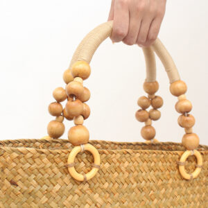 Alternative view of Straw Handbag Retro Large Capacity