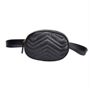 Women's wavy belt bag
