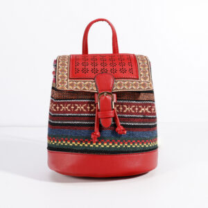 Alternative view of Wind-woven Flower Mini Backpack