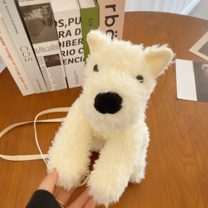 Alternative view of Cute Puppy Plush Bag Fashion Cartoon Shoulder Messenger Bag