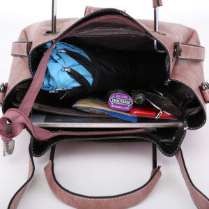 Alternative view of Women Handbag Ladies Soft Pu Leather Bag Pin Type