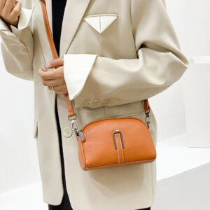 Alternative view of Women's Fashion All Match Genuine Leather Top Layer Cowhide Bag