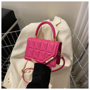 Alternative view of Women's Diamond Fashion Solid Color Shoulder Bag