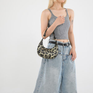 Alternative view of Crescent Retro Portable Underarm Bag