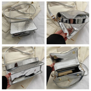 Alternative view of Fashion Casual Texture Single Shoulder Crossbody Bag