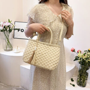 Alternative view of Women's Fashion Personality Hand-carrying Woven Bag