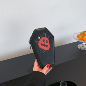 Alternative view of Halloween Cross Coffin Bag Fashion Retro Coin Purse