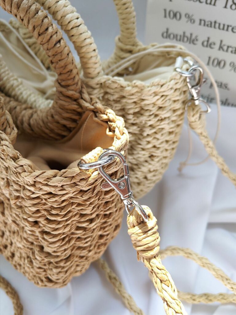 Alternative view of Women's hand carry straw bag