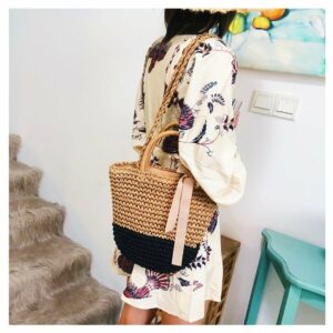 Alternative view of Women's Fashion Hand-woven Single Shoulder Crossbody Bag