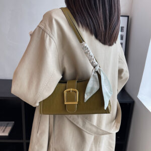 Alternative view of High Sense Special-interest Design Spring Versatile Fashion One Shoulder Underarm Baguette Bag
