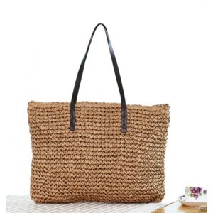Alternative view of New Seaside Holiday Woven Bag Portable