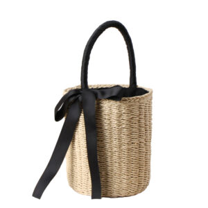 Alternative view of New Summer Vacation Cylinder Straw Bag