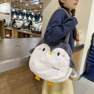 Alternative view of Cute Penguin Female Autumn And Winter New Campus Large Capacity Shoulder Bag