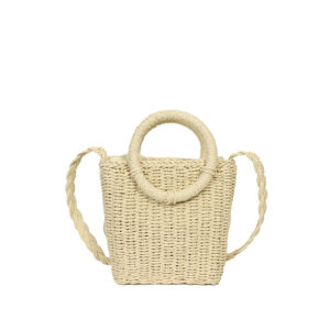 Alternative view of Women's Fashion Casual Single Shoulder Crossbody Straw Bag