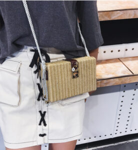 Woven Crossbody Hand Bag