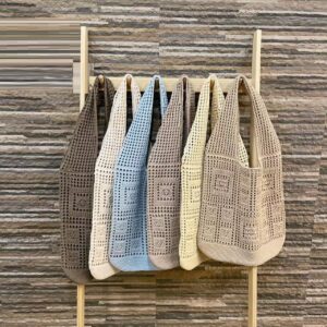 Alternative view of All-matching Solid Color Knitted Shoulder Bag