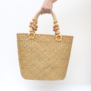Straw Handbag Retro Large Capacity