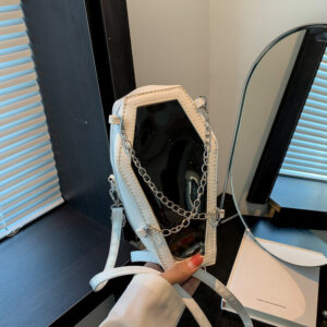 Alternative view of European And American Style PVC Mirror With Chain Shoulder Bag
