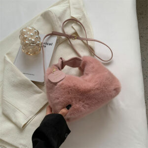 Alternative view of Versatile And Fashionable Small Plush Handbag