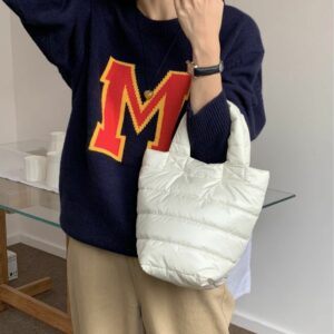 Autumn And Winter Cotton Filling Soft Handbag