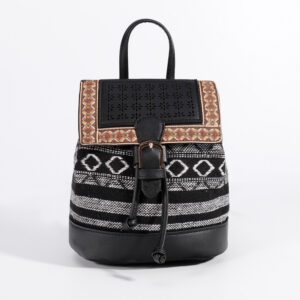 Wind-woven Flower Mini Backpack