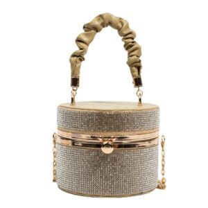 Alternative view of Women's Fashion All-matching Rhinestone Fashion Bucket Bag