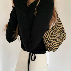 Alternative view of Vintage striped shoulder bag
