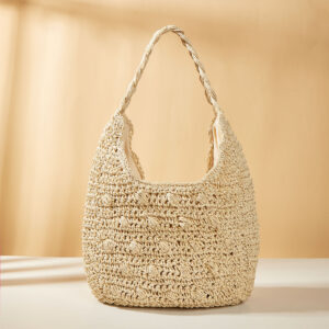 New Sen Straw Woven Bag Fashion Handheld Girl