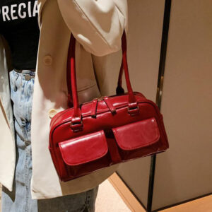 Alternative view of Multi-pocket Design Shoulder Bag Fashion Versatile Square Handbags Women Underarm Bags