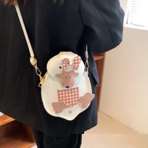 Contrast Versatile Plaid Casual Crossbody Bag