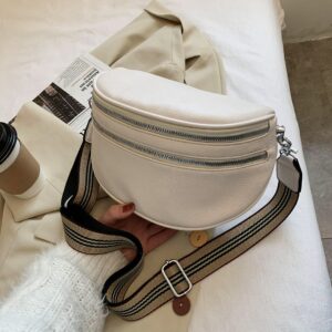 Alternative view of New Wide Shoulder Strap Waist Fashion Popular Western Style One Shoulder Women's Crossbody Bag