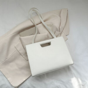 Alternative view of Fashion Casual Solid Color Crossbody Retro Tote Bag