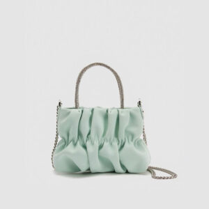 Alternative view of New Women's Ladies Party Pleated Cloud Chain Messenger Bag