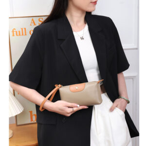 Alternative view of First Layer Women's Leather Handbag Large Capacity Clutch Phone Holder Handbag