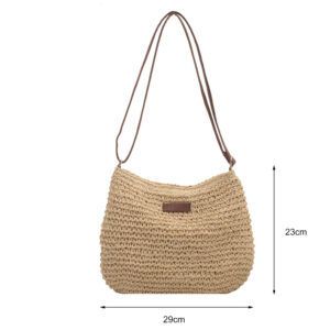 Alternative view of Niche Design Vacation Straw Tote Bag