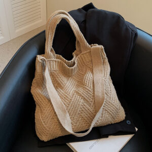 Alternative view of Japanese And Korean Literary Wool Knitted Bags For Women