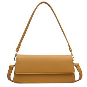 Alternative view of Korean Style Messenger Bag Underarm Shoulder Solid Color Small Square Bag