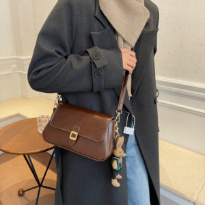 Alternative view of Retro Texture New Simple Fashion One-shoulder Messenger Bag