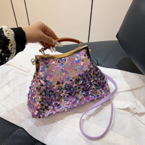 Alternative view of Women's Sequined Portable And Fashion Shell Bag