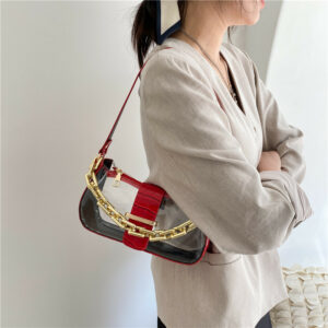 Korean Version Of Acrylic Chain Shoulder Armpit Bag