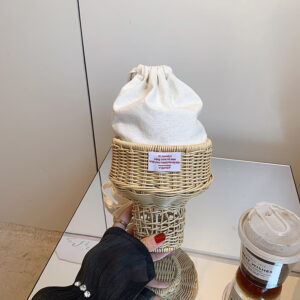 Alternative view of Straw Bag Rattan Handicraft Weaving Pull-belt