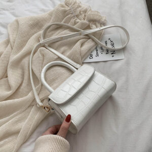 Alternative view of Hand-held All-match Shoulder Bag Fashion Western Stone Pattern Small Square Bag