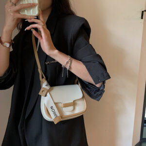 Fashion Summer Contrast Color Simple Casual One-shoulder Crossboby Bag